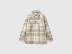 Velvet tartan shirt