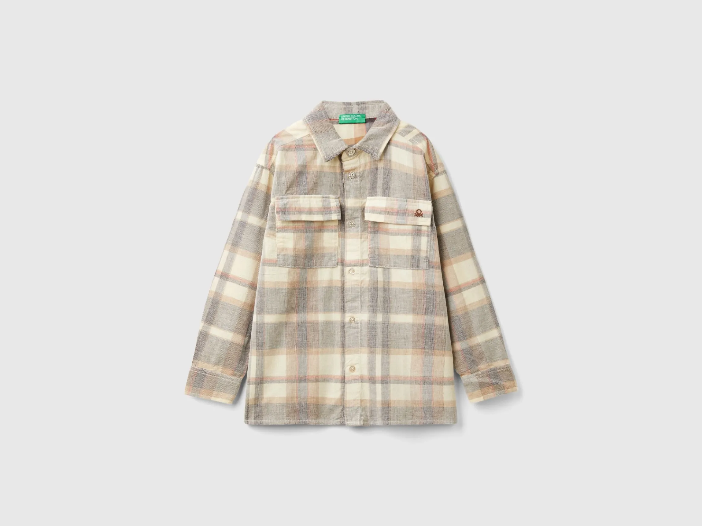 Velvet tartan shirt