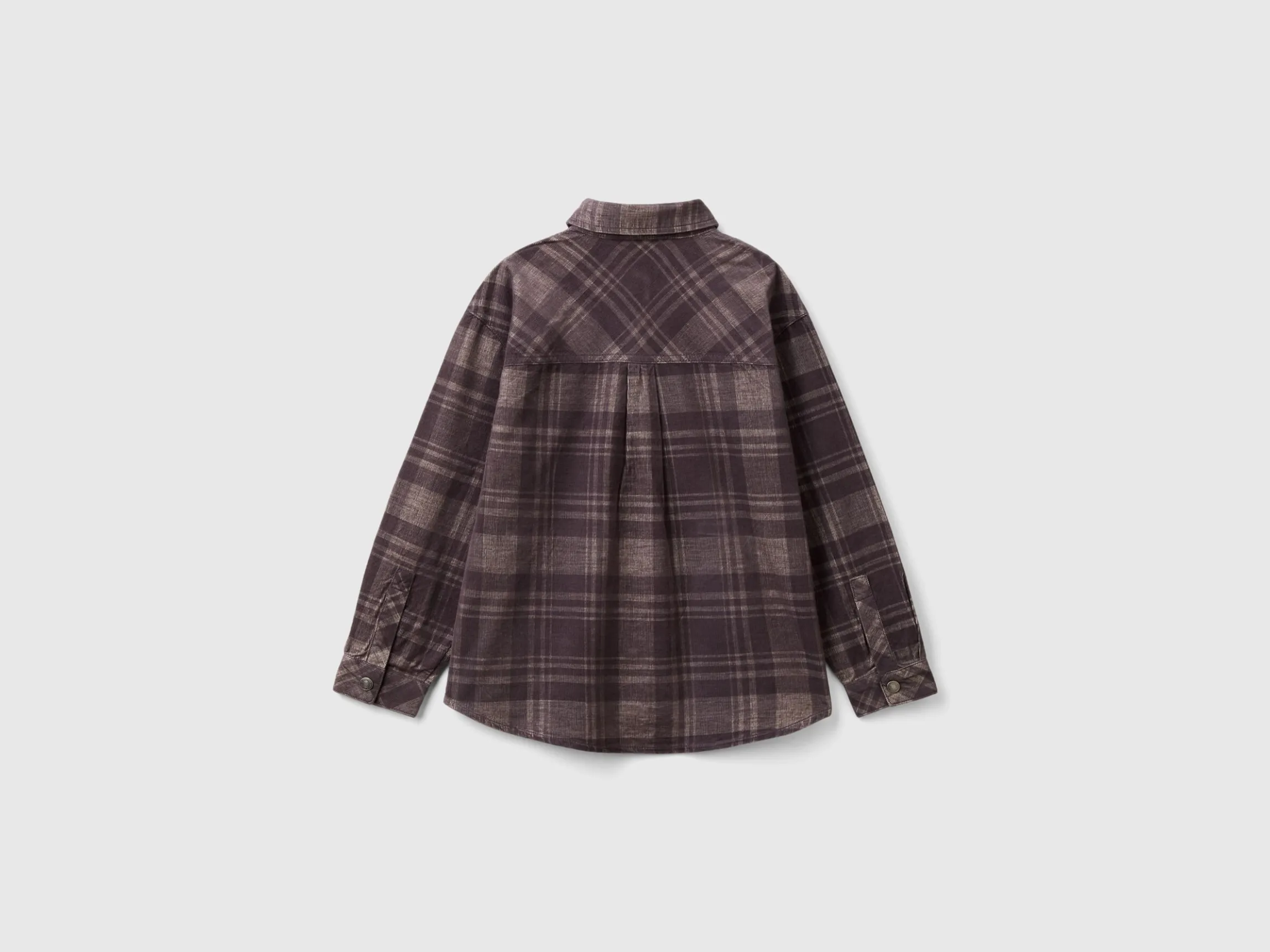 Velvet tartan shirt