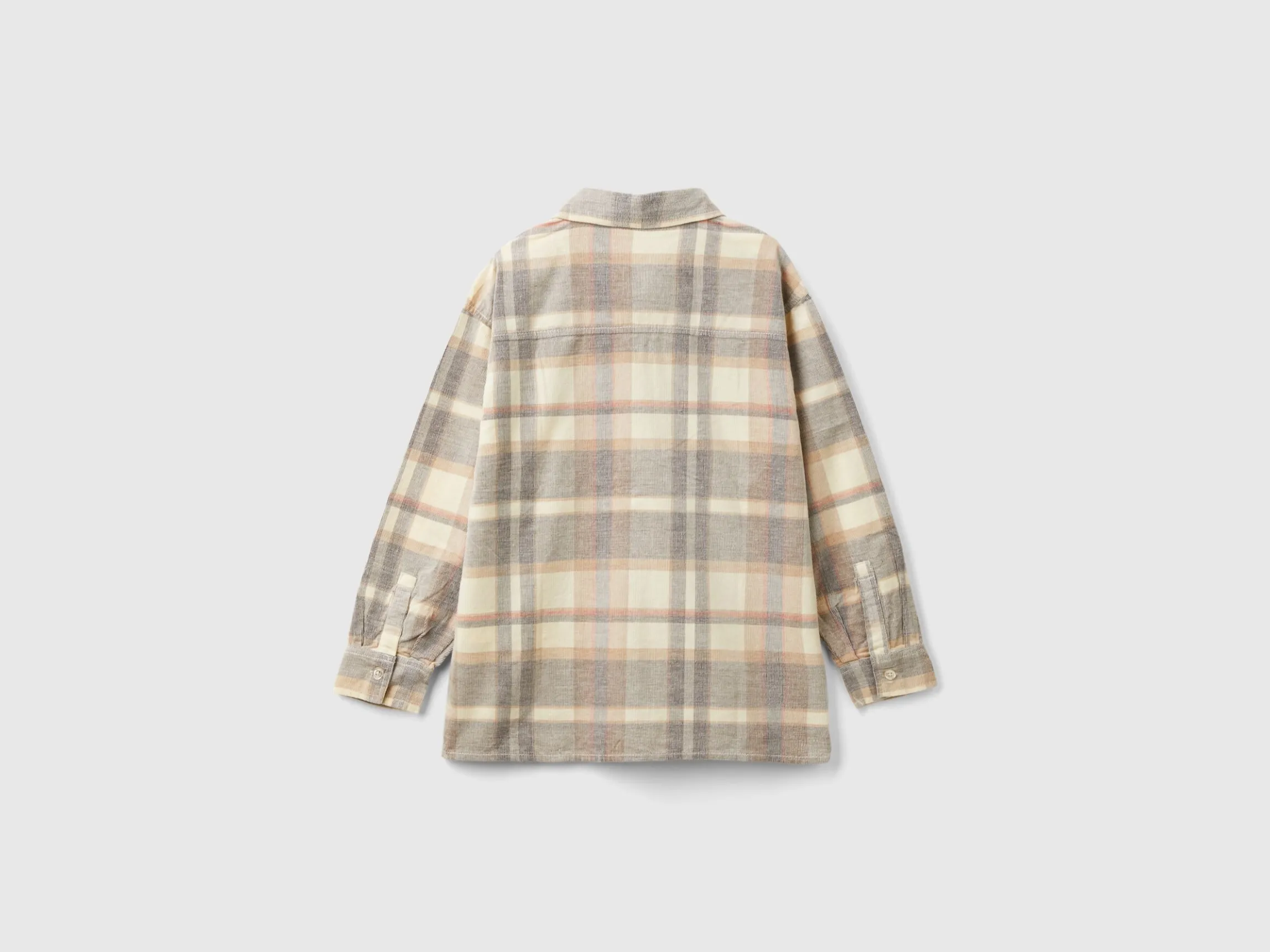 Velvet tartan shirt