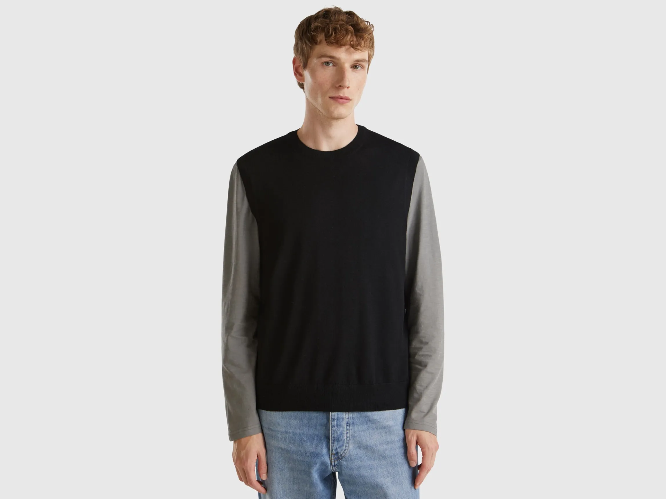 Vest in pure Merino wool