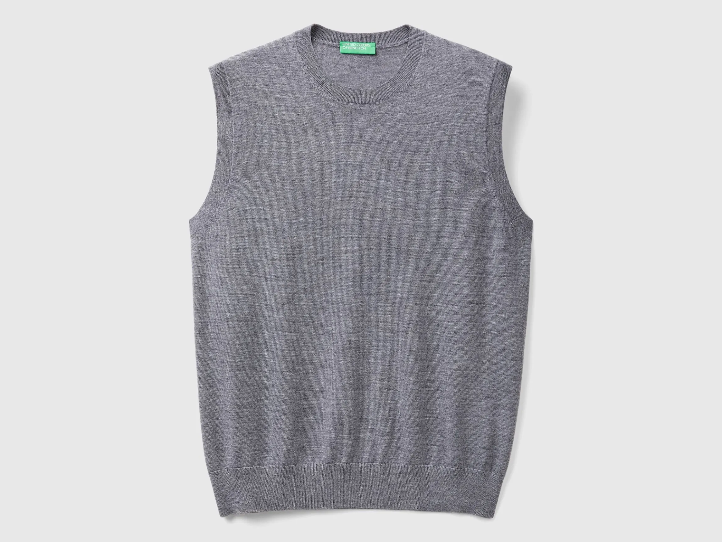 Vest in pure Merino wool