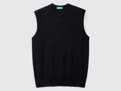 Vest in pure Merino wool