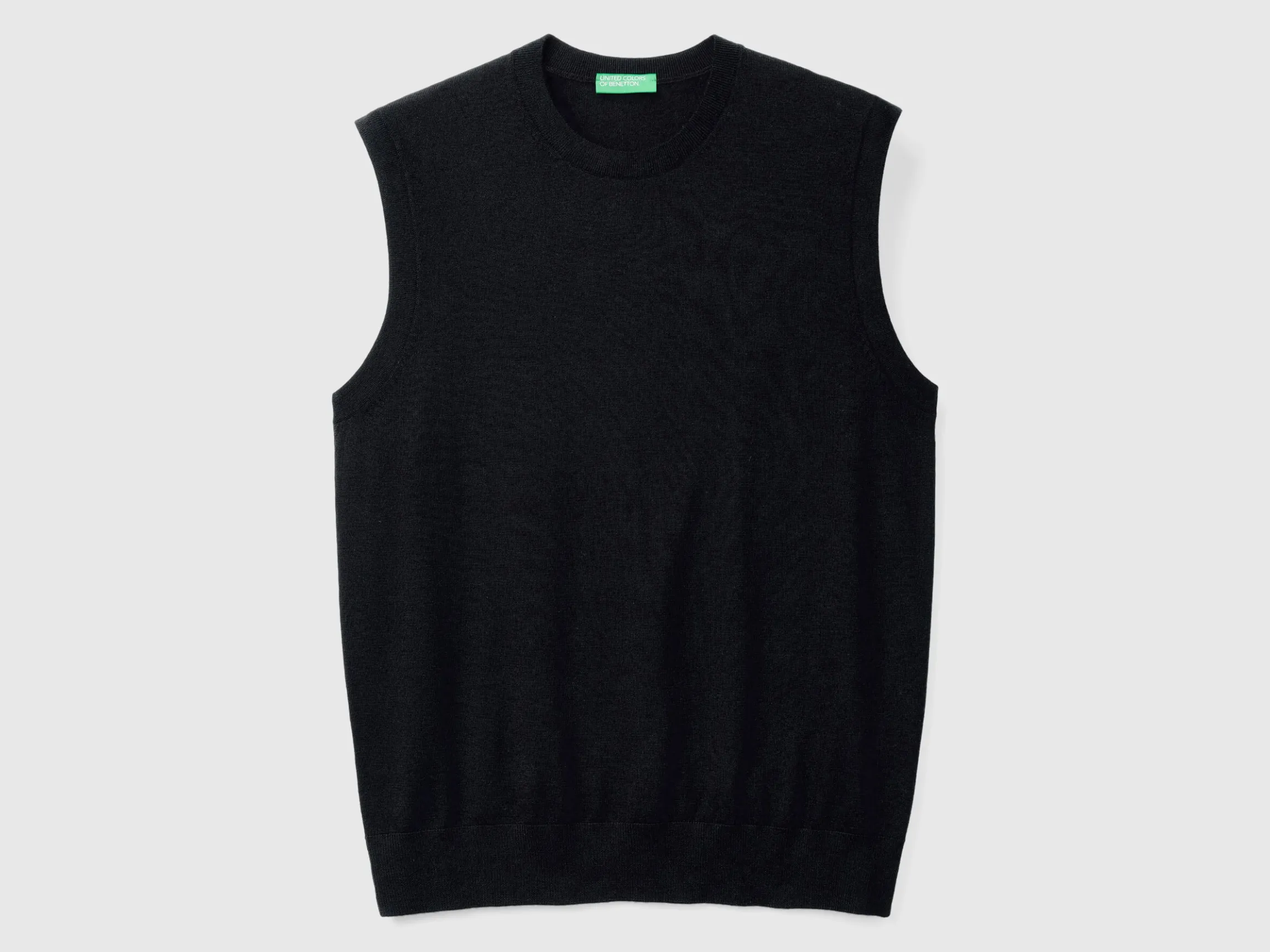 Vest in pure Merino wool