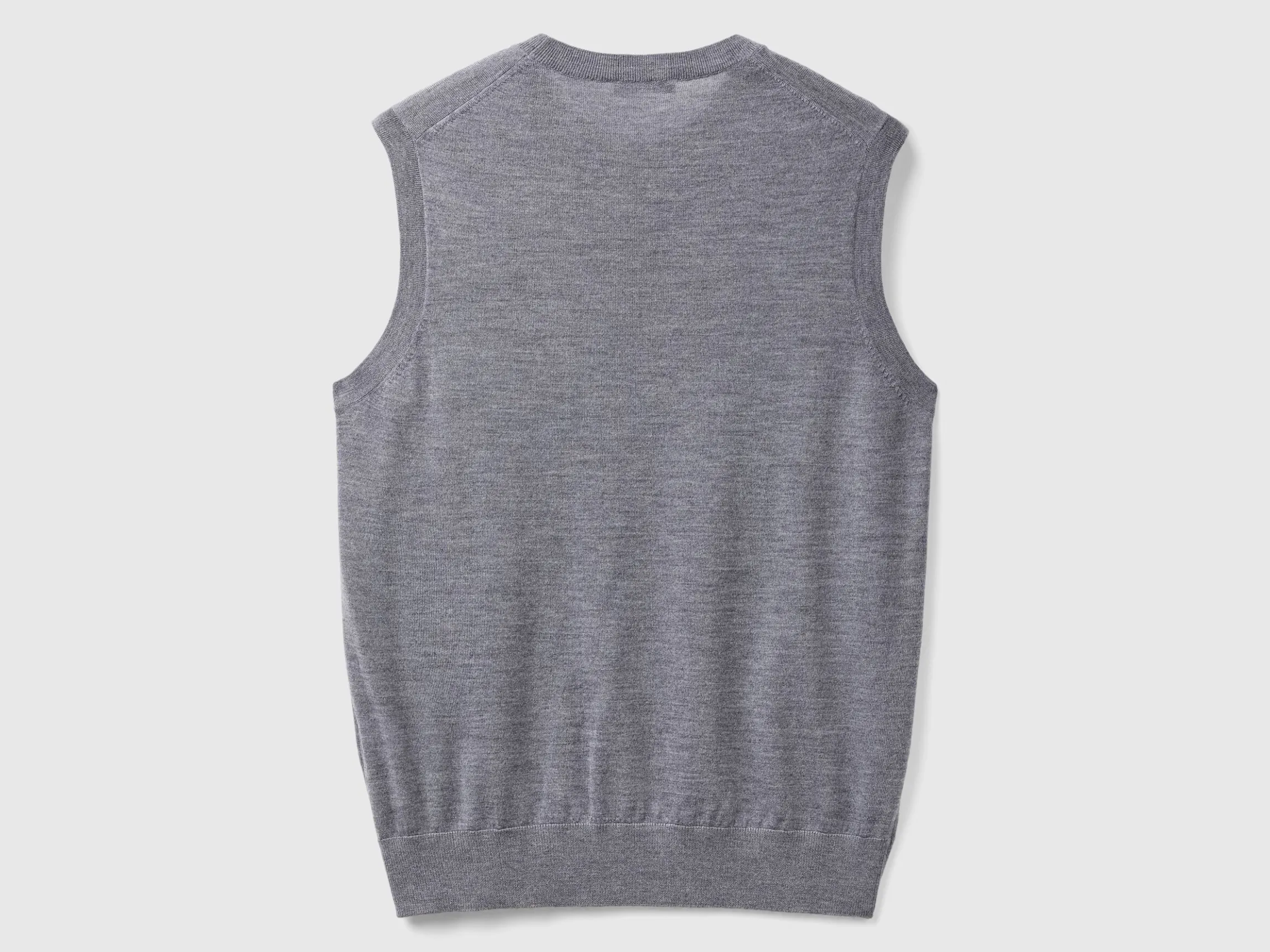 Vest in pure Merino wool