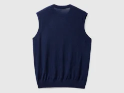 Vest in pure Merino wool