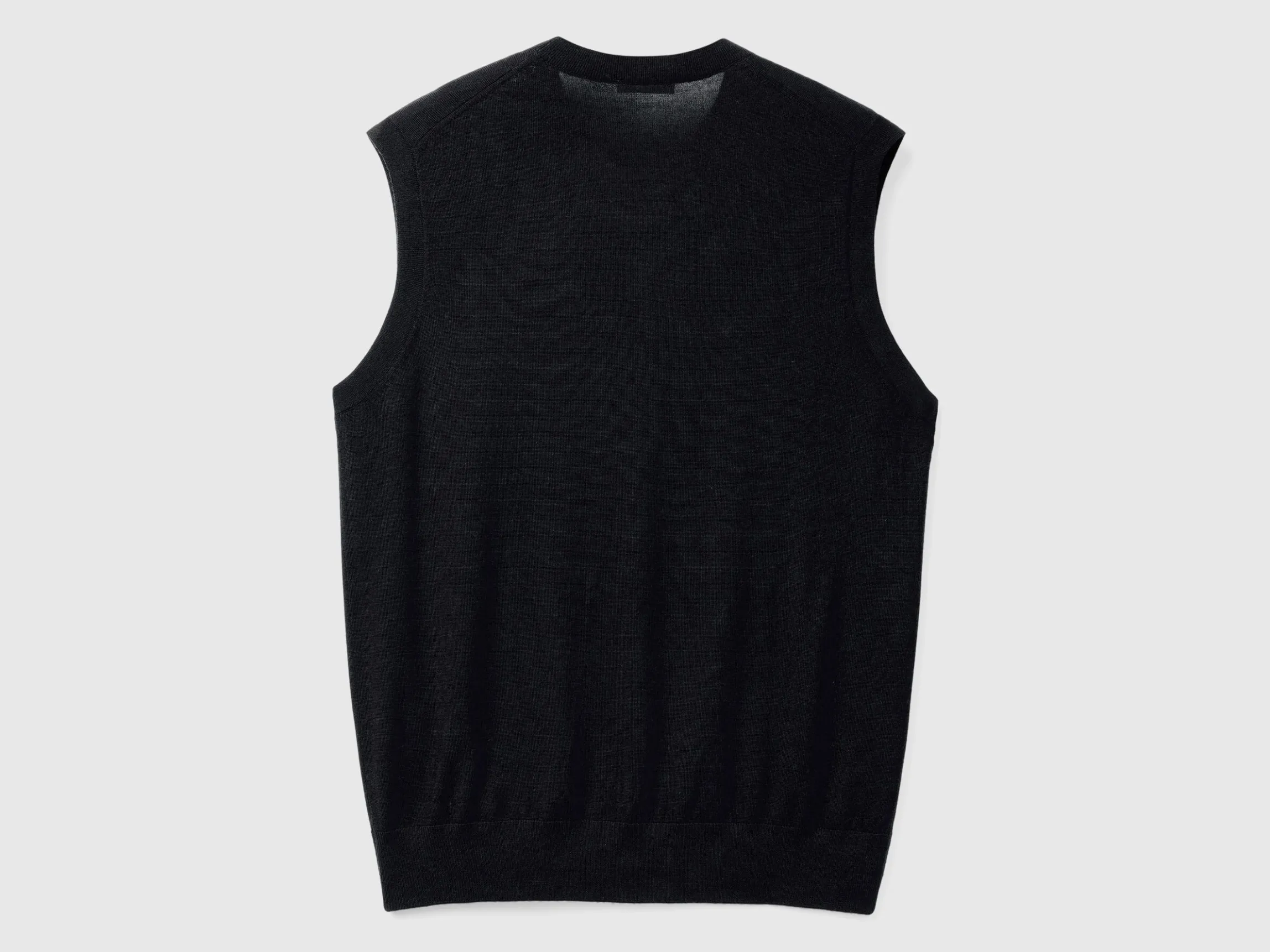 Vest in pure Merino wool