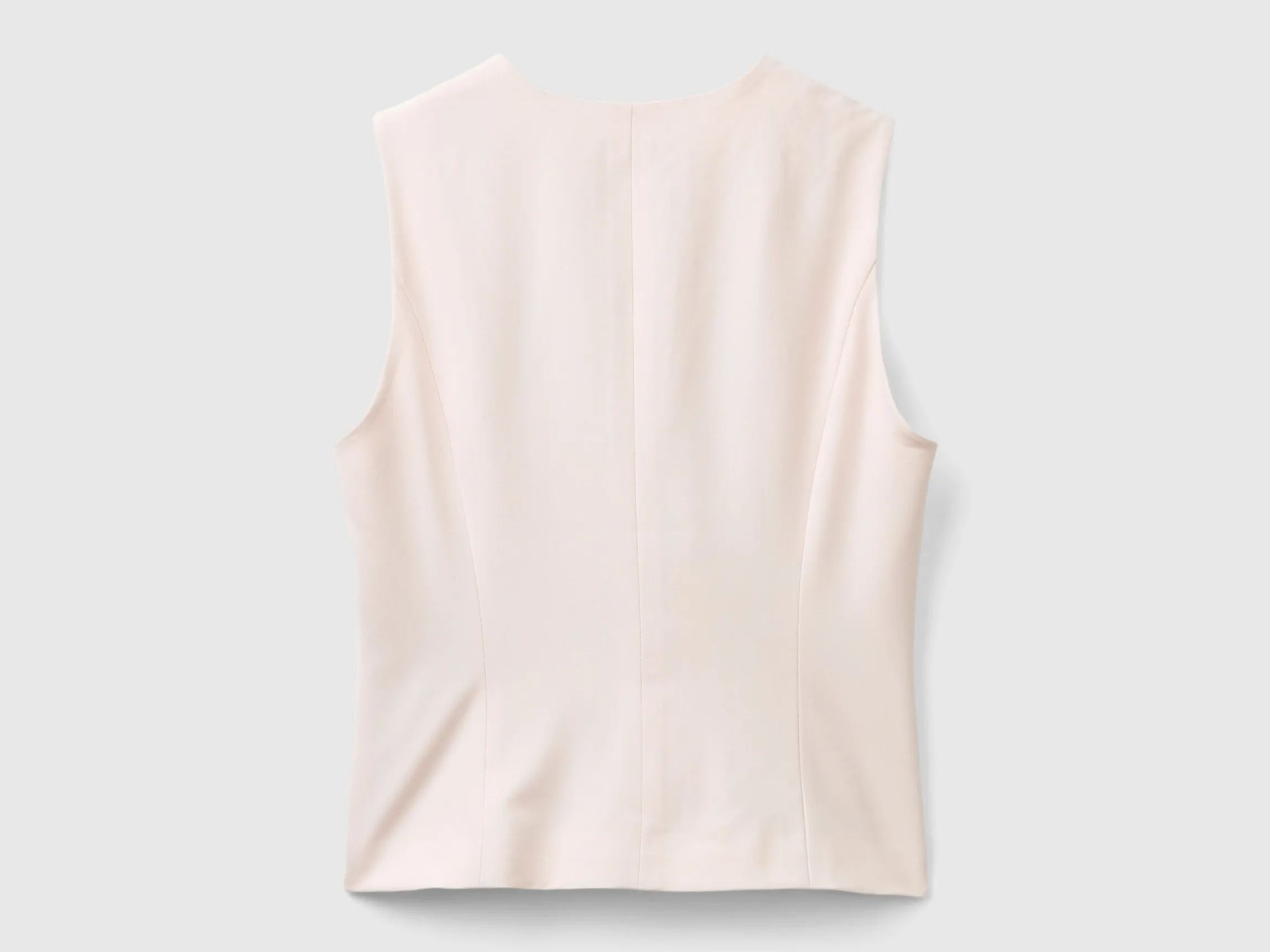 Vest in stretch viscose blend