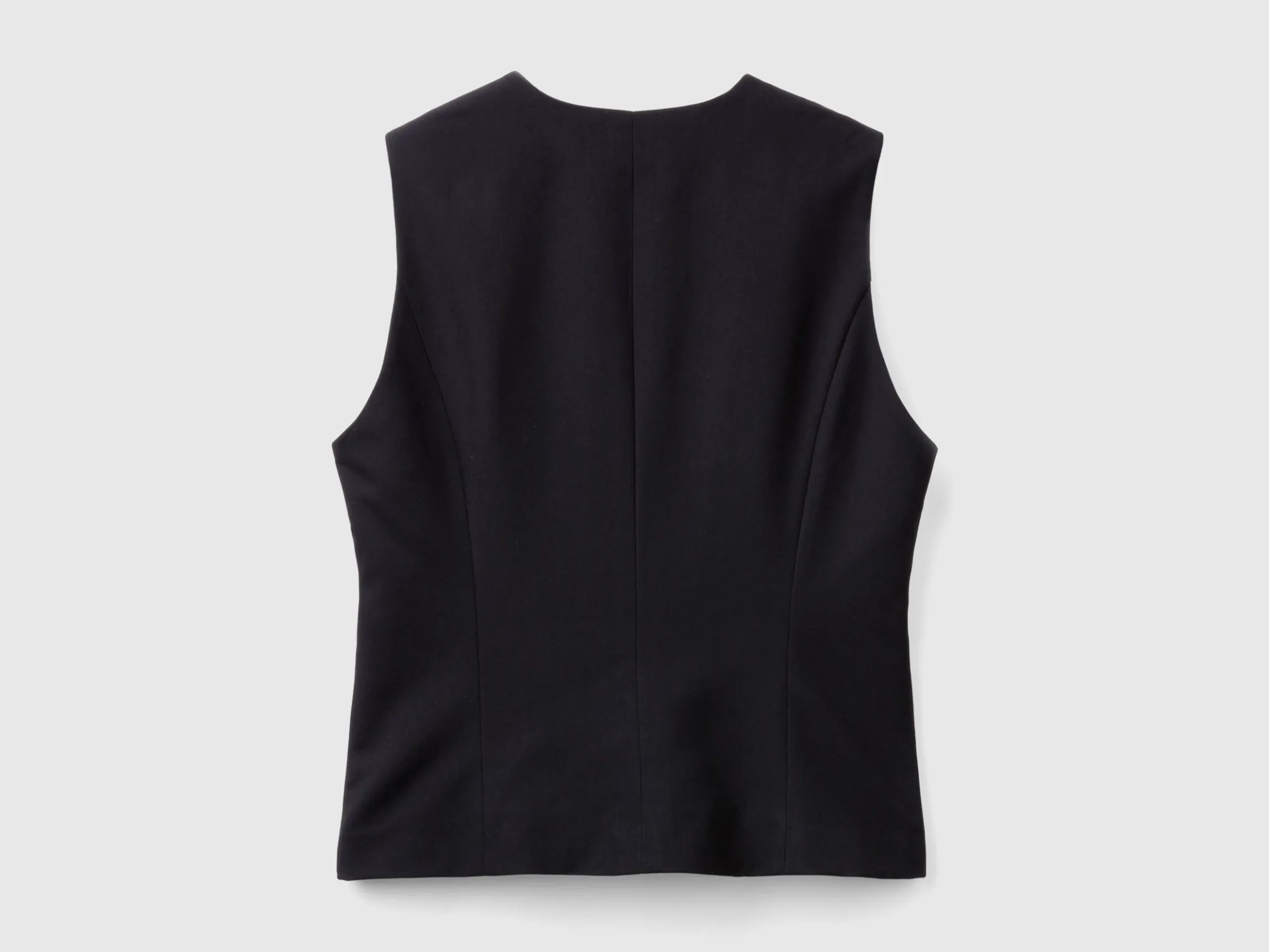 Vest in stretch viscose blend