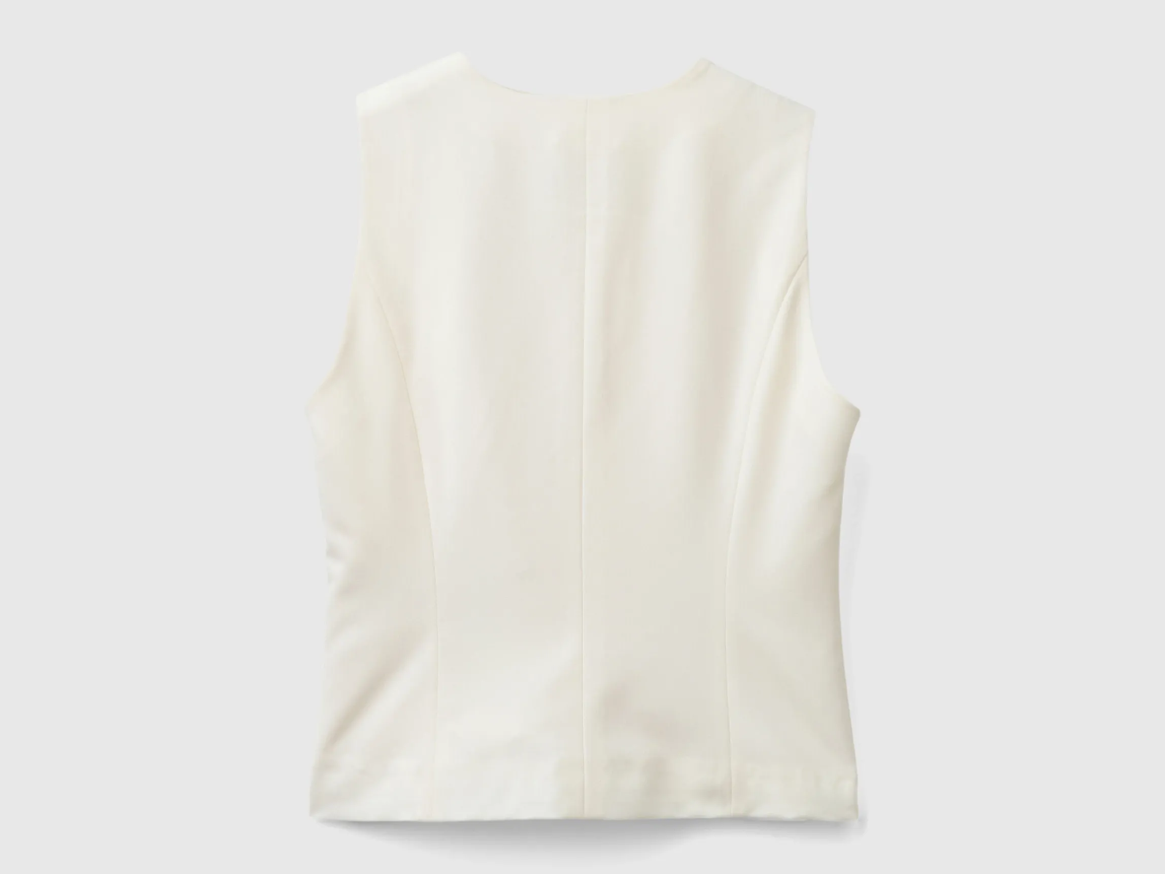 Vest in stretch viscose blend