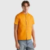 Vest with checked lining