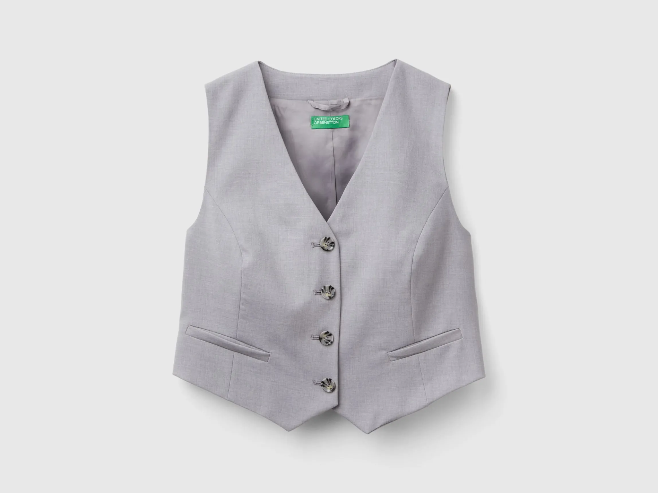 Viscose blend vest