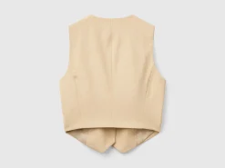 Viscose blend vest