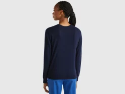 V-neck sweater in Modal® blend