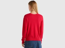 V-neck sweater in Modal® blend