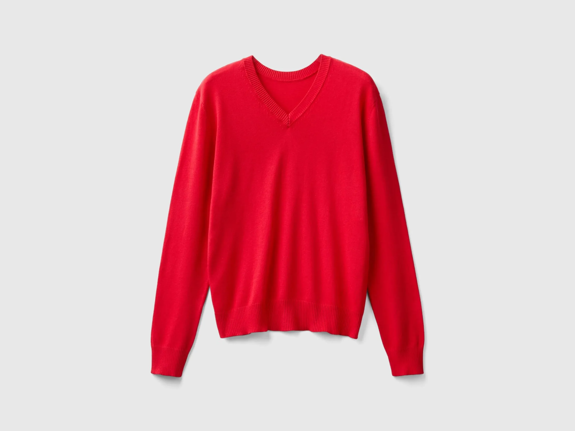 V-neck sweater in Modal® blend