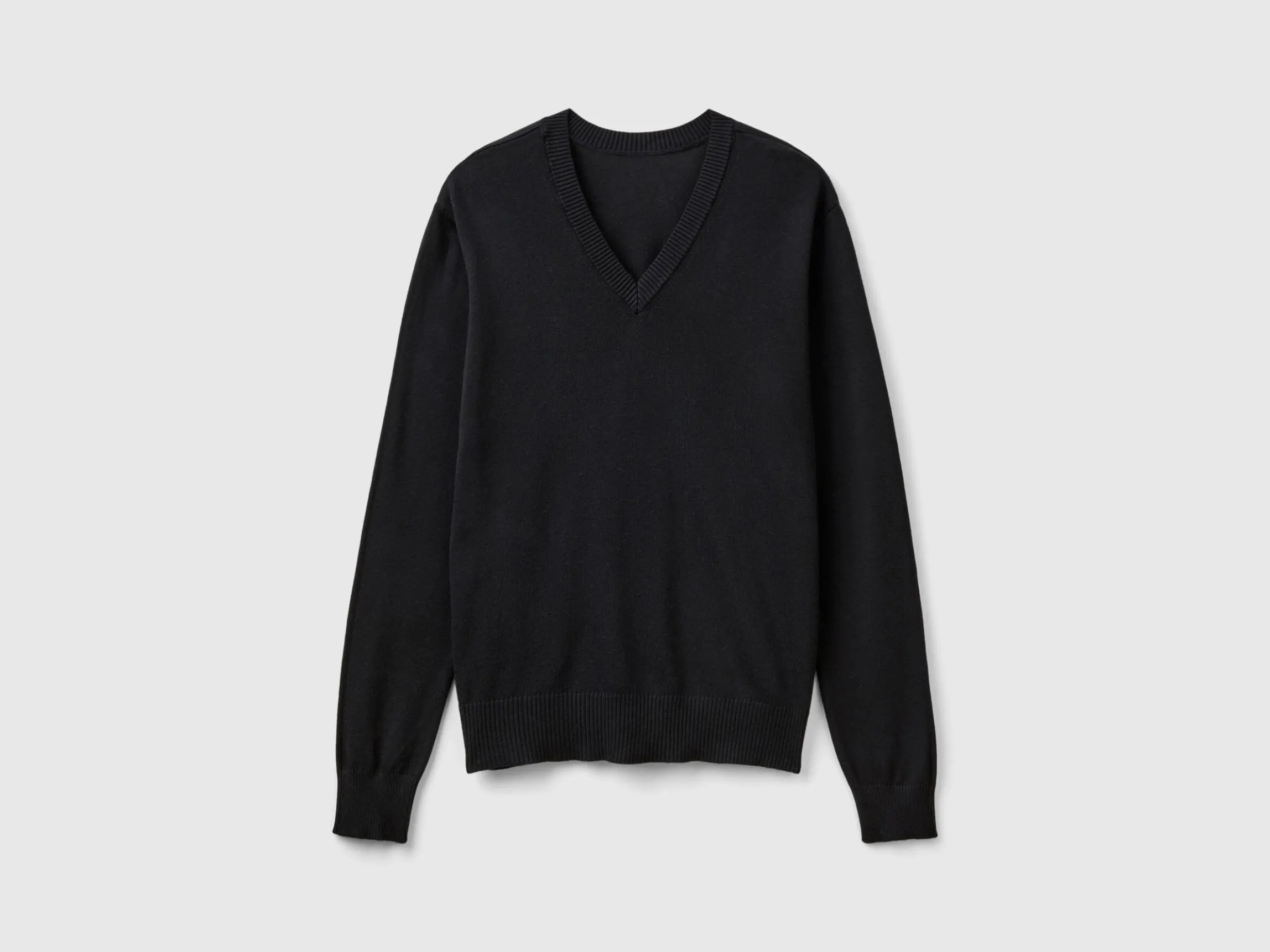 V-neck sweater in Modal® blend