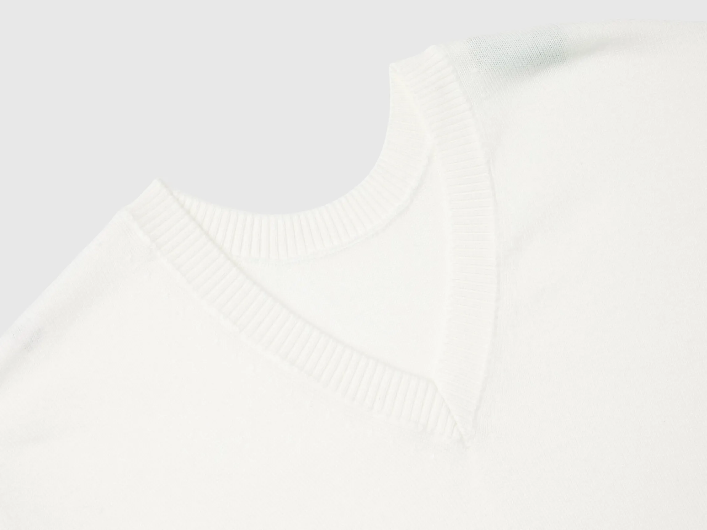 V-neck sweater in Modal® blend