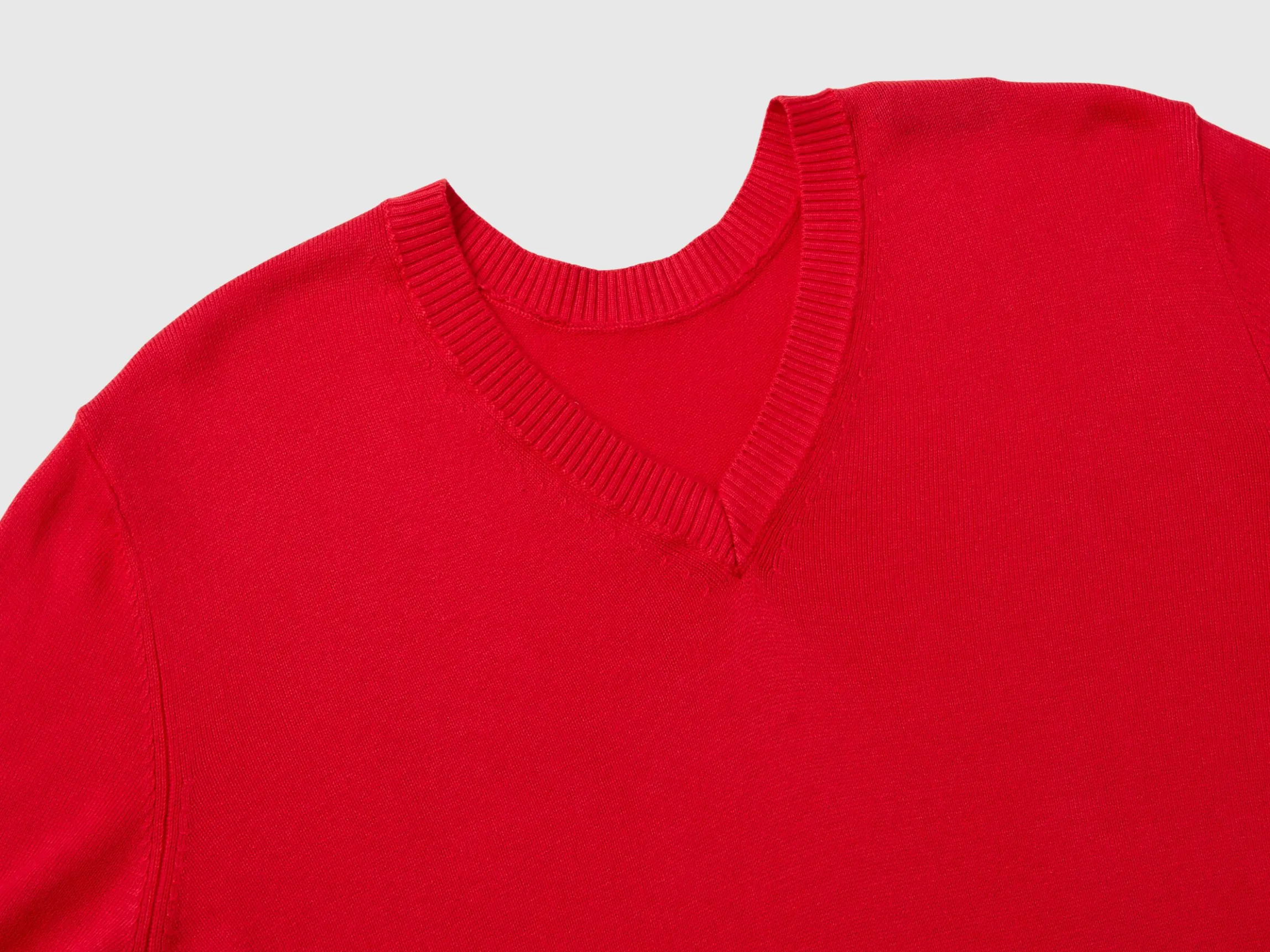 V-neck sweater in Modal® blend