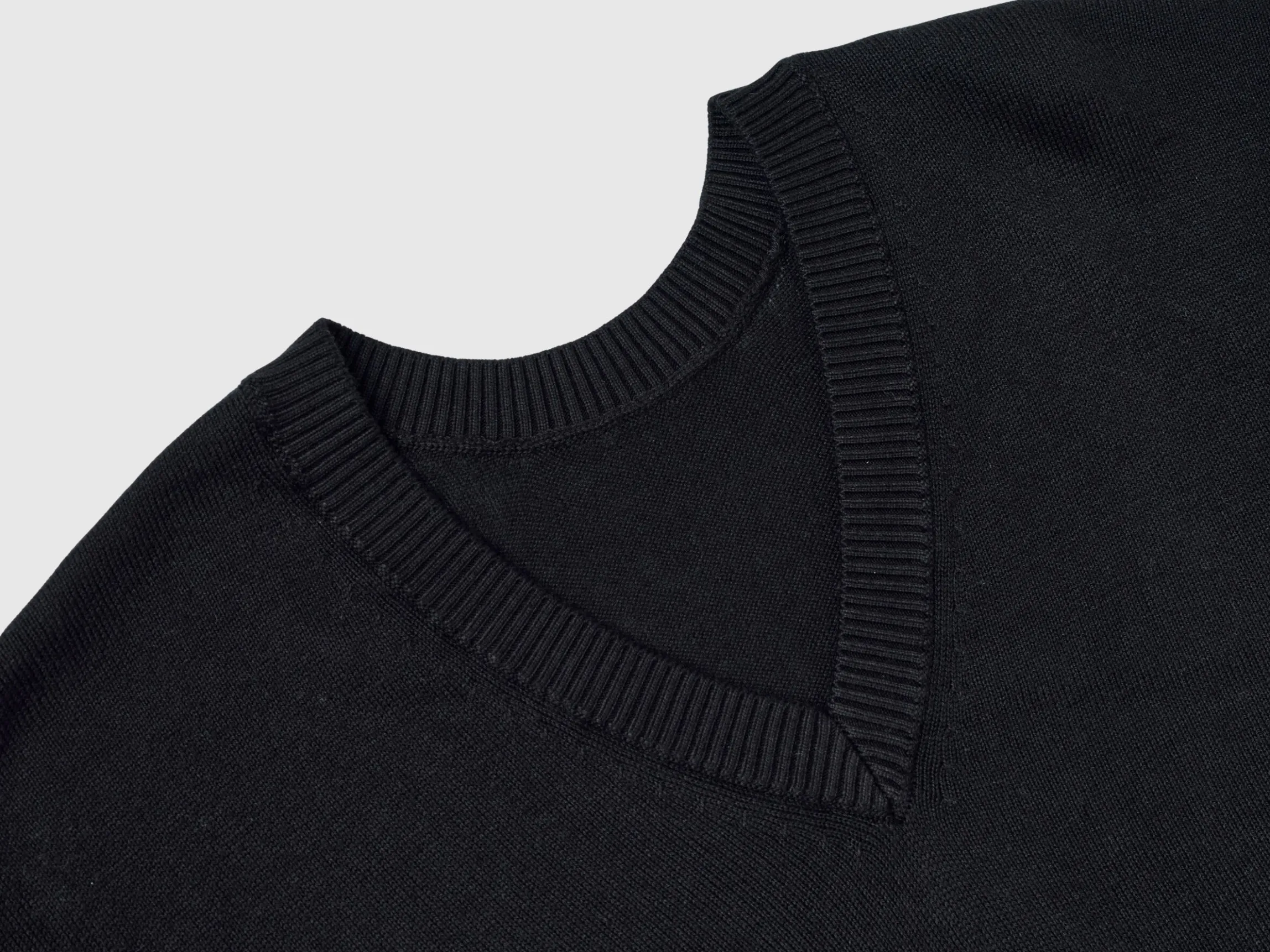 V-neck sweater in Modal® blend