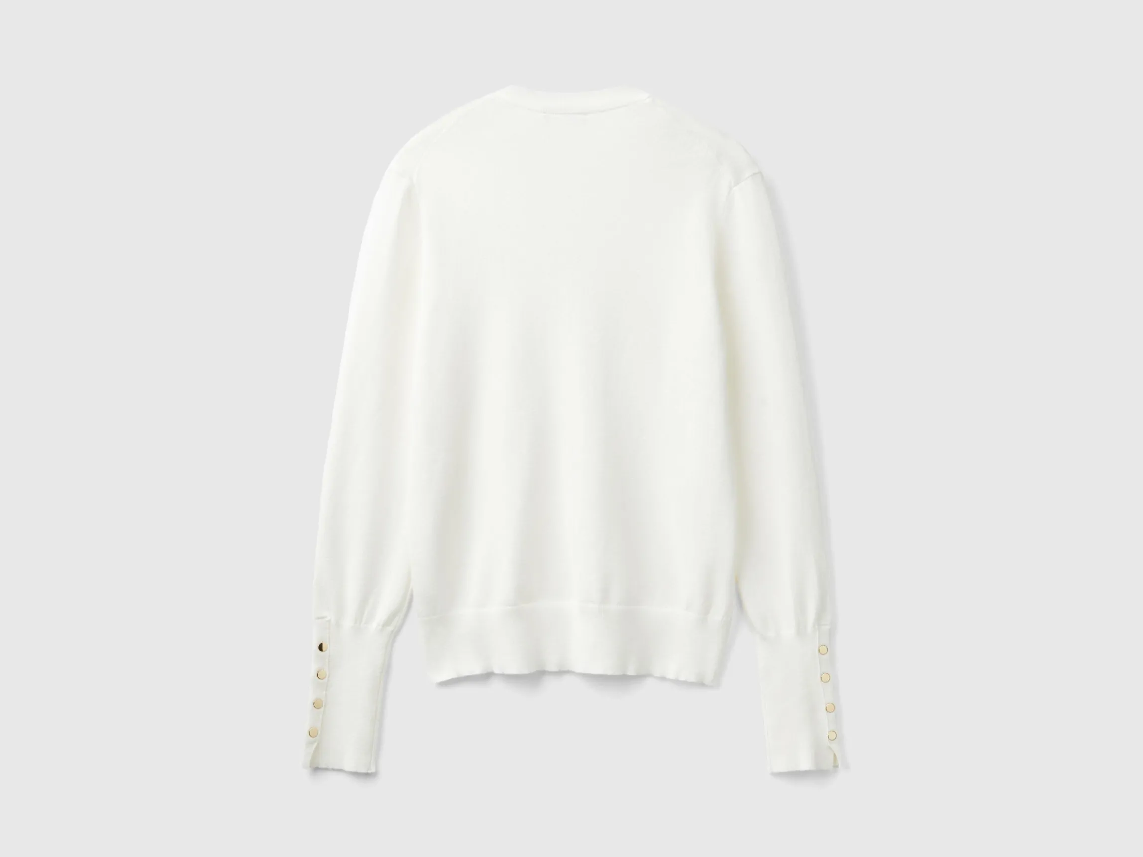 V-neck viscose blend sweater