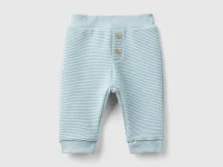 Warm cotton blend trousers