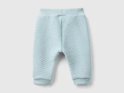 Warm cotton blend trousers