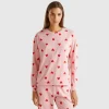 Warm cotton t-shirt with hearts