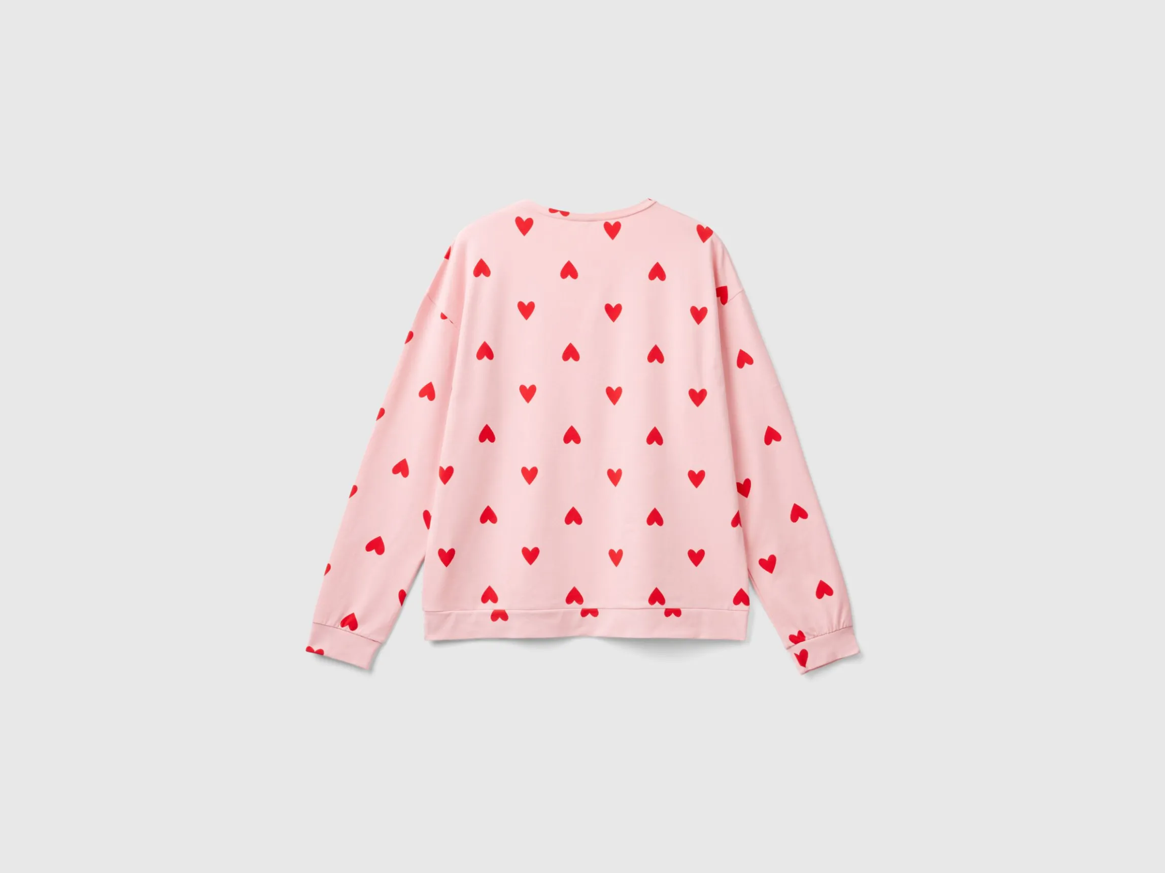 Warm cotton t-shirt with hearts