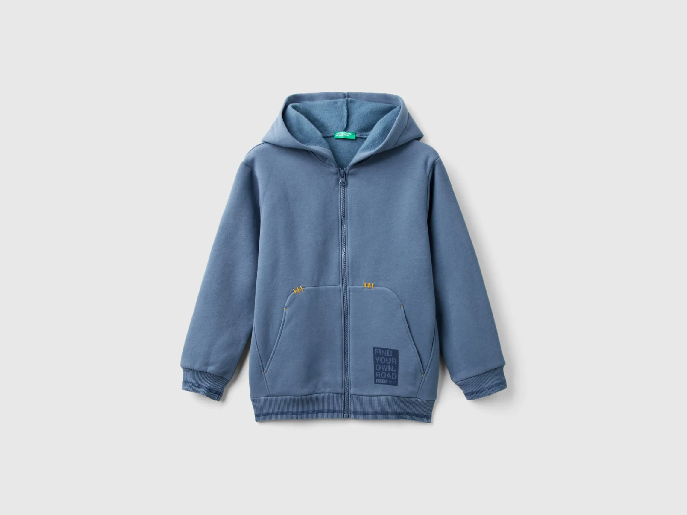 Warm hoodie with print