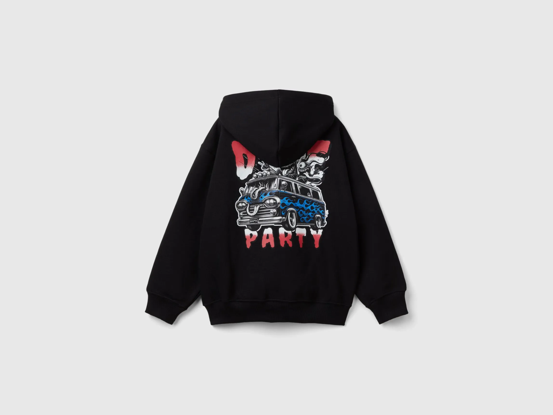 Warm hoodie with print
