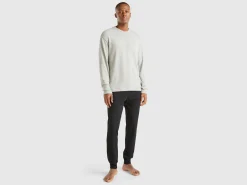 Warm stretch cotton top