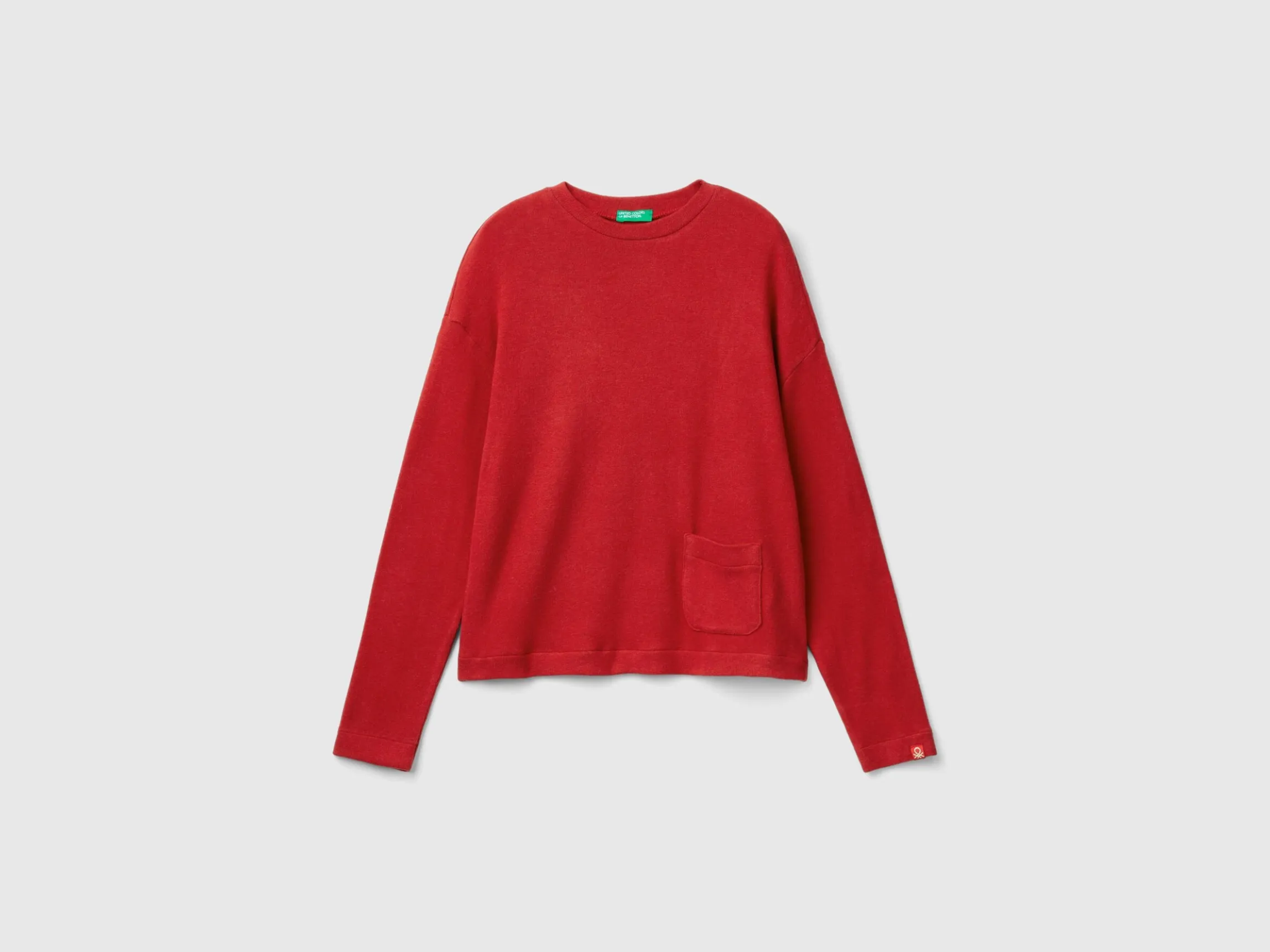Warm stretch cotton top