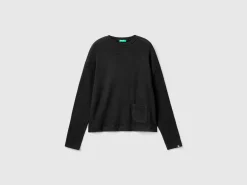 Warm stretch cotton top
