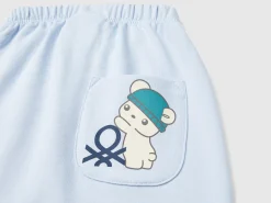 Warm sweat trousers with pocket