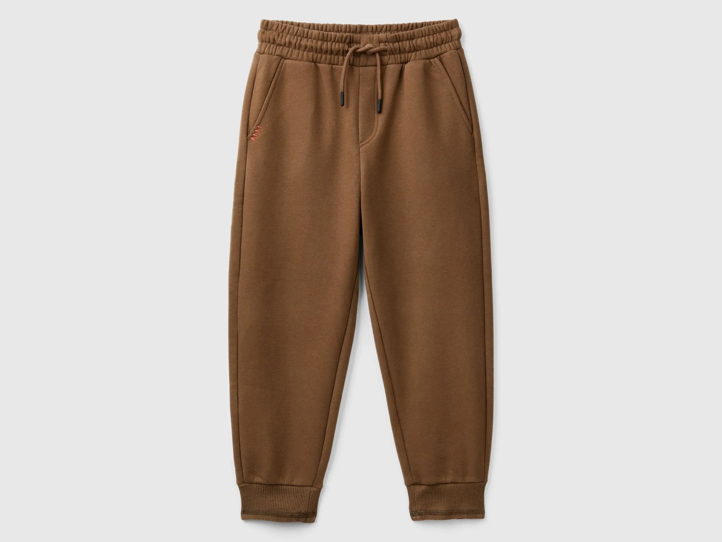 Warm sweatpants with print