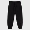 Warm sweatpants with print