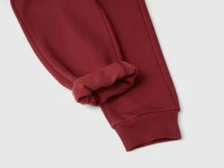 Warm sweatpants with print