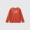 Warm t-shirt with logo print