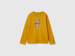 Warm t-shirt with logo print