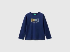 Warm t-shirt with logo print