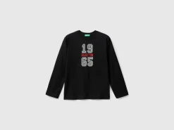 Warm t-shirt with logo print