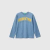 Warm t-shirt with logo print
