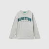 Warm t-shirt with logo print