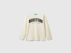 Warm t-shirt with logo print