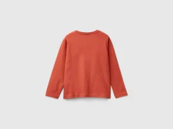 Warm t-shirt with logo print