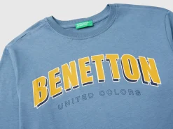 Warm t-shirt with logo print