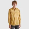 Western style shirt with bandana print