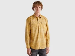 Western style shirt with bandana print