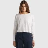 White long fiber cotton t-shirt